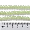 Baking Paint Imitation Jade Glass Bead Strands DGLA-A034-J6MM-A21-5