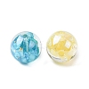 Transparent Resin & Natural Shell Beads RESI-B039-07-2