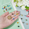 30Pcs Millefiori Glass Charms PALLOY-PH01855-3