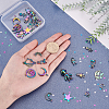 4 Sets 2 Style Alloy Pendants FIND-PH0002-53-NR-6