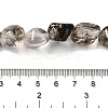 Glass Imitation Rutilated Quartz Beads Strands G-B078-D30-04-5