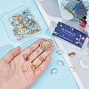 72Pcs 8 Style 304 Stainless Steel Leverback Earring Findings STAS-SC0007-57-3