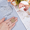 40Pcs 2 Styles Brass Leverback Earring Findings DIY-CN0002-85S-3