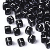 Opaque Acrylic Beads X-SACR-N002-01L-1