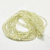Electroplate Glass Beads Strands EGLA-D018-8x8mm-70-2