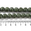 Synthetic Lava Rock Dyed Beads Strands G-H311-08C-03-5