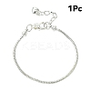 1Pc Brass European Style Bracelet Making MAK-YW0001-18-1