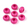 Opaque Acrylic European Large Hole Beads SACR-N019-03I-1