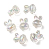 UV Plating Rainbow Iridescent Acrylic Beads X1-PACR-E001-05I-1