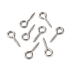 Tarnish Resistant 304 Stainless Steel Screw Eye Pin Peg Bails STAS-L234-165A-P-5