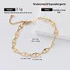 Elegant 304 Stainless Steel Link Chain Bracelets for Women XA7363-1-1