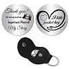 2Pcs 2 Style PU Leather Guitar Clip AJEW-CN0001-21K-1