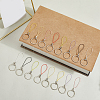 40Pcs 8 Colors Nylon Cord with Zinc Alloy sleeve Mobile Straps FIND-GF0008-37-5