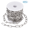 304 Stainless Steel Paperclip Chains YS-TAC0003-02P-3