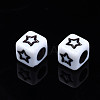 Opaque Acrylic Beads SACR-S273-40-3