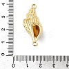 Sea Animals Brass Connector Charms KK-Z137-20G-01-3