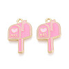Alloy Enamel Pendants ENAM-T024-11B-G-1