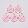 Alloy Enamel Pendants LS-X-ENAM-S124-01B-09F-2