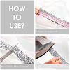 Glitter Resin Hotfix Rhinestone(Hot Melt Adhesive On The Back) OCOR-TA0002-02-40mm-27