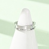 304 Stainless Steel Cuff Open Rings SA-CBACA70-01B-P-3