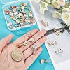 30Pcs 3 Colors Rack Plating Alloy European Dangle Charms MPDL-FH0001-04-3