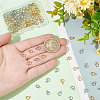 120Pcs 2 Colors 201 Stainless Steel Tube Bails STAS-AR0002-24-3