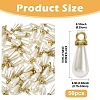 50Pcs High Luster ABS Plastic Imitation Pearl Pendants FIND-YW0009-07-2