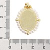 Rack Plating Brass Enamel Pendants KK-C056-07G-04-3