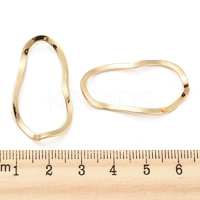 Brass Linking Rings KK-Q789-53G-1