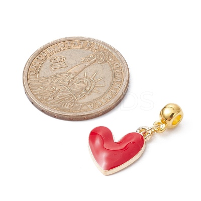 Alloy Enamel European Dangle Charms PALLOY-JF02362-1