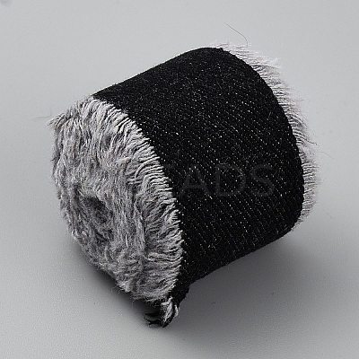 2 Yards Polycotton Frayed Ribbon OCOR-WH20009-02B-1