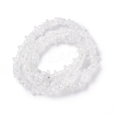 Electroplate Glass Beads GLAA-P005-M-1