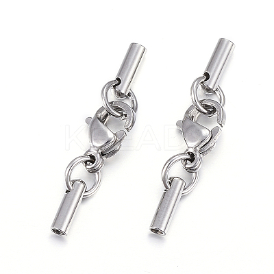 Tarnish Resistant 304 Stainless Steel Lobster Claw Clasps LS-STAS-P146-A09-1.4mm-1