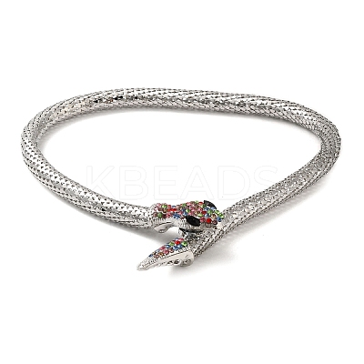 Alloy Popcorn Chain Necklaces NJEW-Z020-01D-P-1