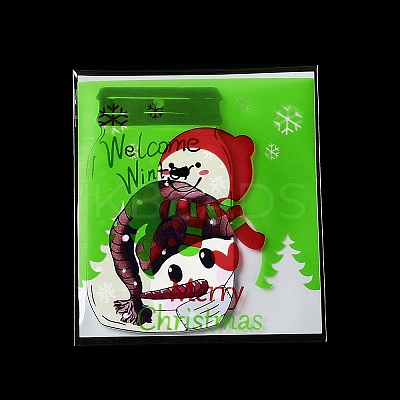 Christmas Theme Plastic Bakeware Bag OPP-Q004-04I-1