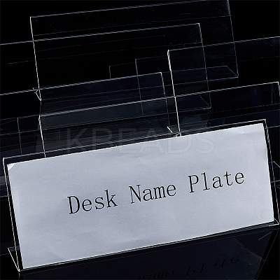Acrylic Table Sign Holders LS-AJEW-WH0033-14A-1
