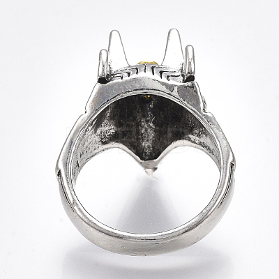 Alloy Wide Band Rings RJEW-T006-07-1