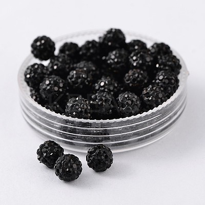 Pave Disco Ball Beads RB-Q195-A6mm-280-1