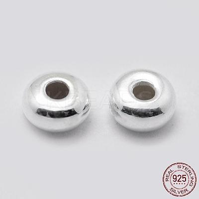 925 Sterling Silver Spacer Beads X-STER-K171-38S-01-1