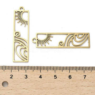 304 Stainless Steel Pendants STAS-B054-02G-1
