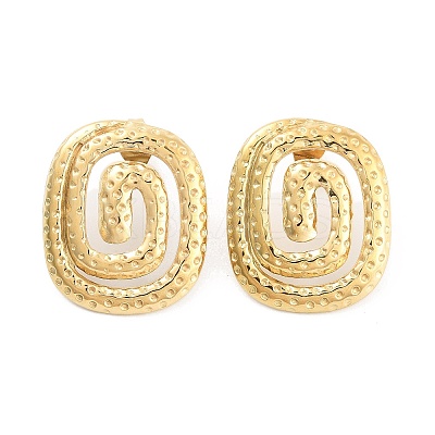 316 Surgical Stainless Steel Stud Earrings for Women STAS-M062-02G-B-1