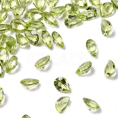 Faceted Natural Peridot Cabochons G-I295-05C-15A-04-1