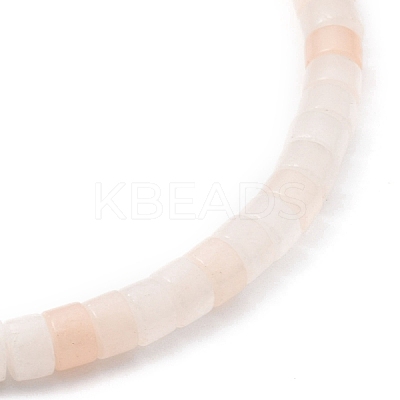 Natural Pink Aventurine Stretch Beaded Bracelets BJEW-JB05496-05-1
