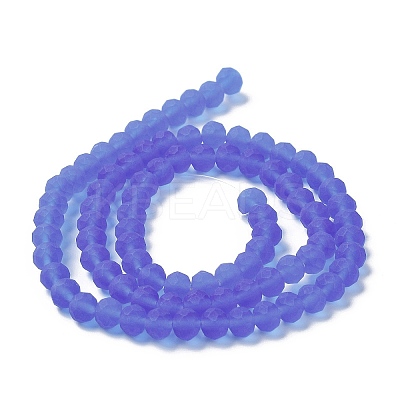 Transparent Glass Beads Strands EGLA-A034-T6mm-MD31-1