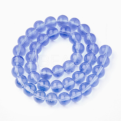 Glass Beads Strands LS-GR8mm66Y-1