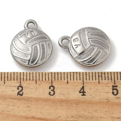 Anti-Tarnish 304 Stainless Steel Pendants STAS-Q334-12P-03-1