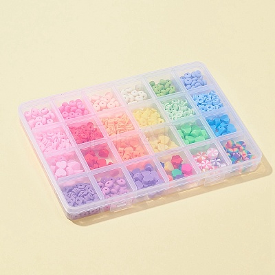 Handmade Polymer Clay Beads Strands CLAY-FS0001-09-1