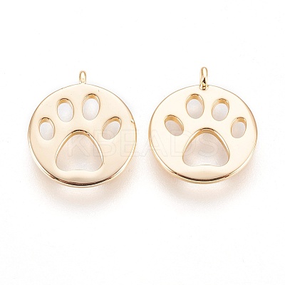 Brass Charms X-KK-T025-28G-1