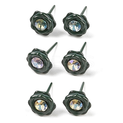 Hypoallergenic Bioceramics Zirconia Ceramic Stud Earrings EJEW-C111-10D-1