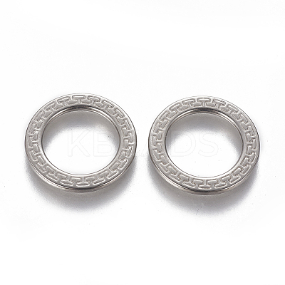 Tarnish Resistant 304 Stainless Steel Linking Rings STAS-L233-013B-P-1
